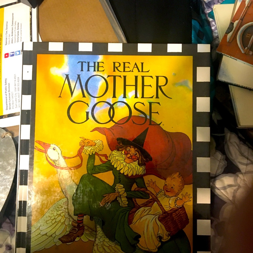 Childrens book—THE REAL MOTHER GOOSE BOOK